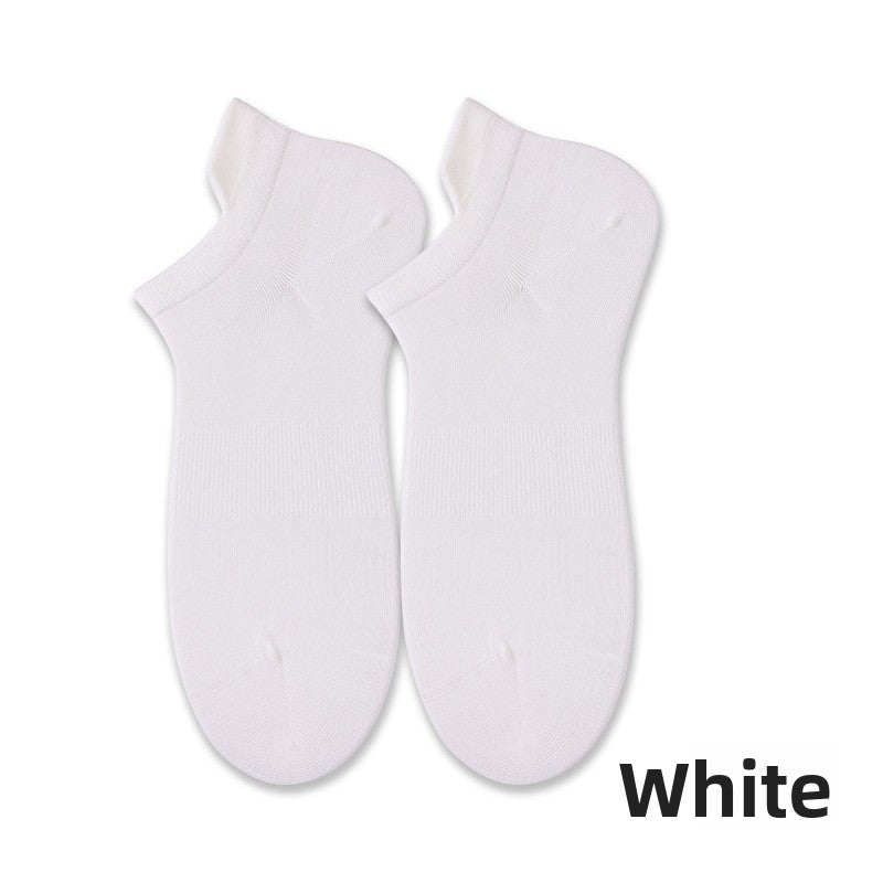 Spring/Summer Anti-Odor Men's No-Show Socks - Seamless & Breathable