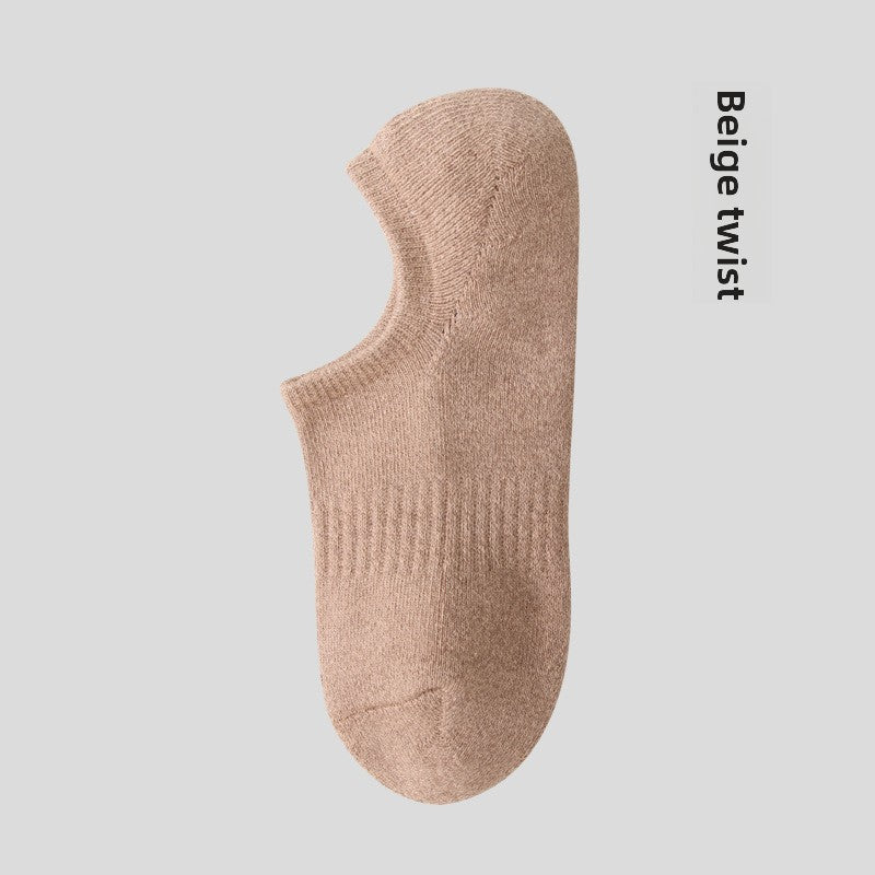 Men's Winter No-Show Socks