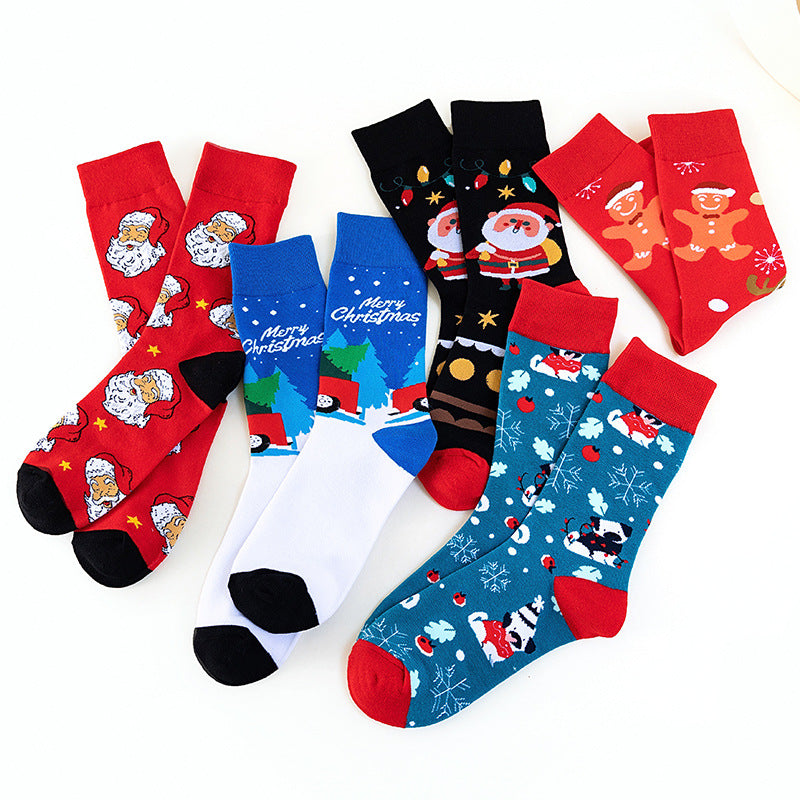 4-Pair Christmas Socks Gift Box Set