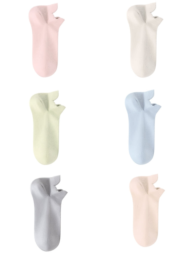 women's stretchy soft boat socks