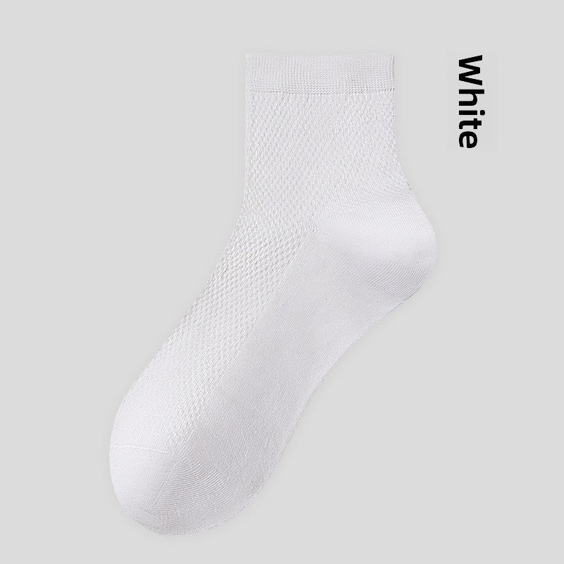 Men's Breathable Mesh Mid-Calf Socks