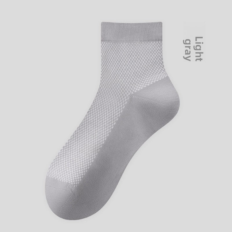 Men's Breathable Mesh Mid-Calf Socks