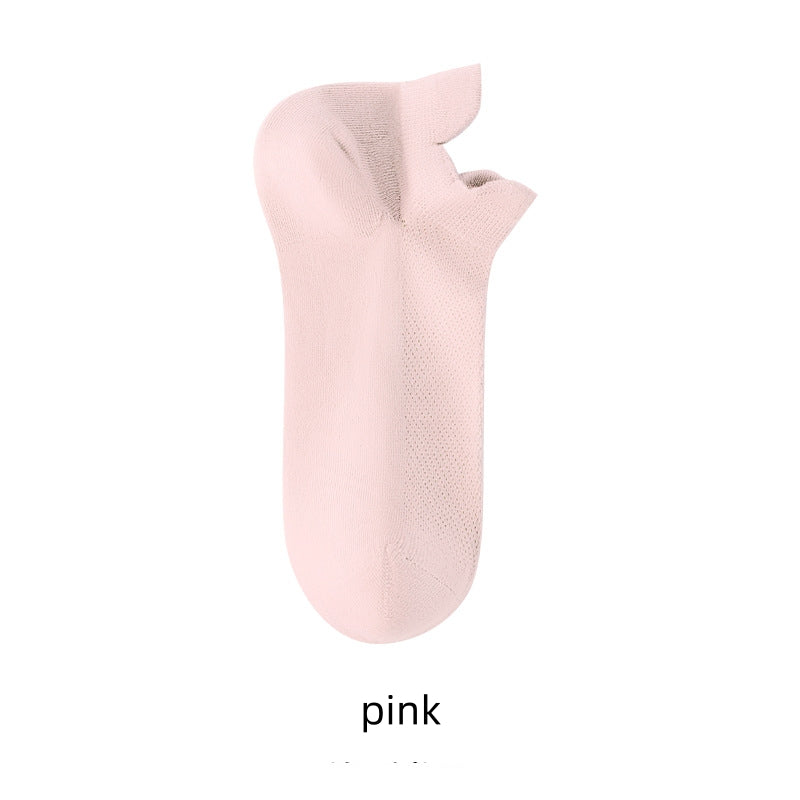 women's stretchy soft boat socks