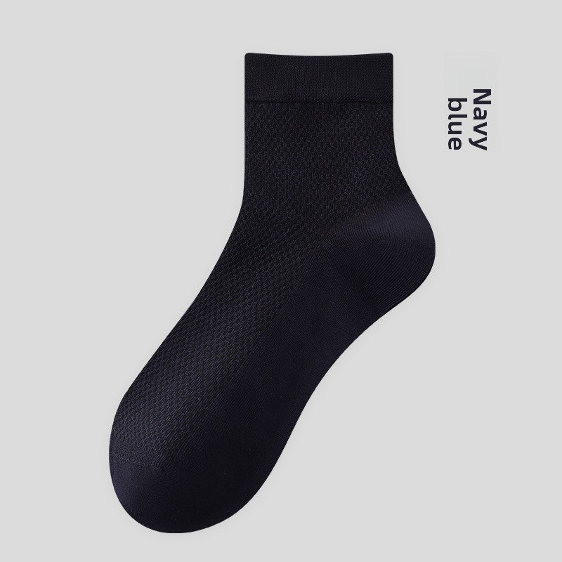 Men's Breathable Mesh Mid-Calf Socks