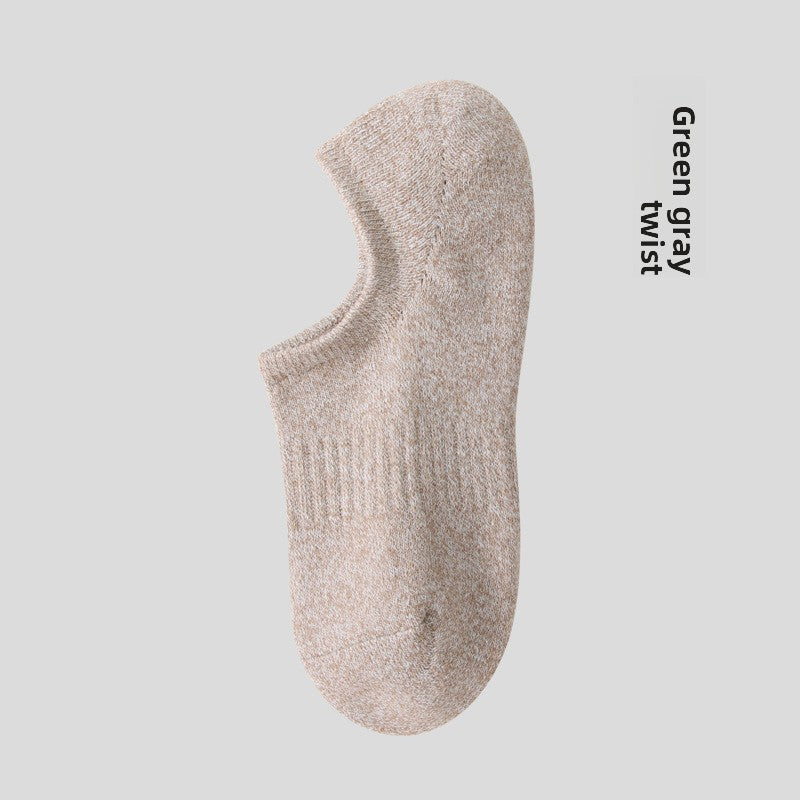 Men's Winter No-Show Socks